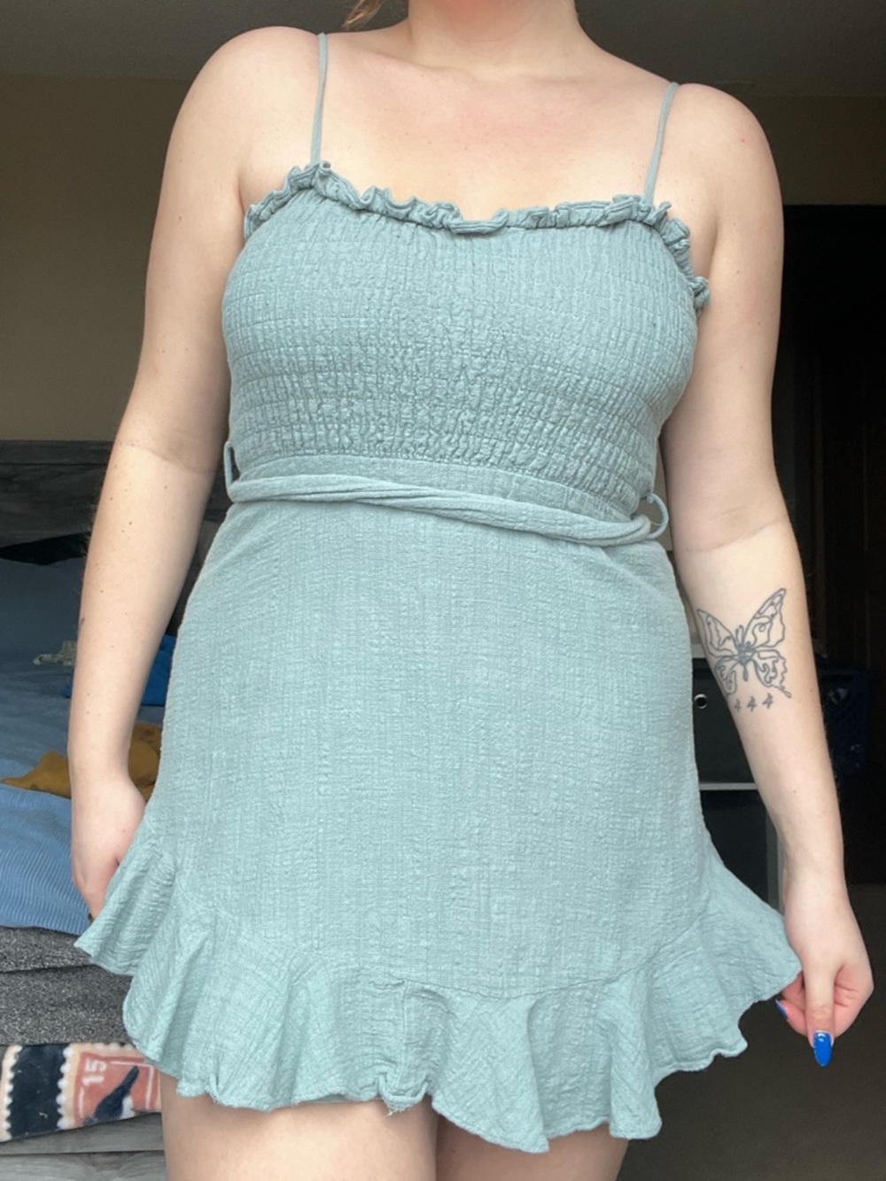 Ruffle Mini Sundress
